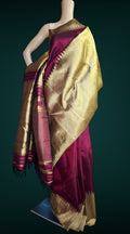 Maroon Airline Kanjeevaram