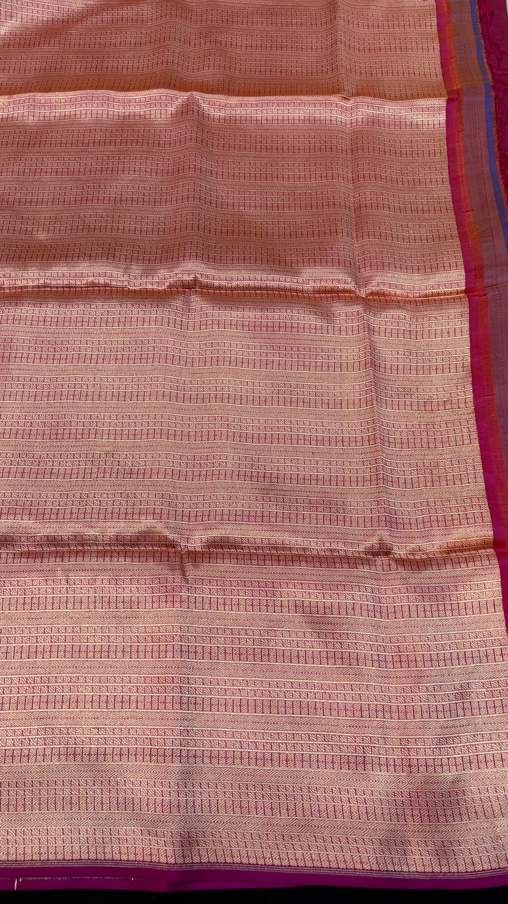 Banarasi Kora Silk Saree In Jamdani design