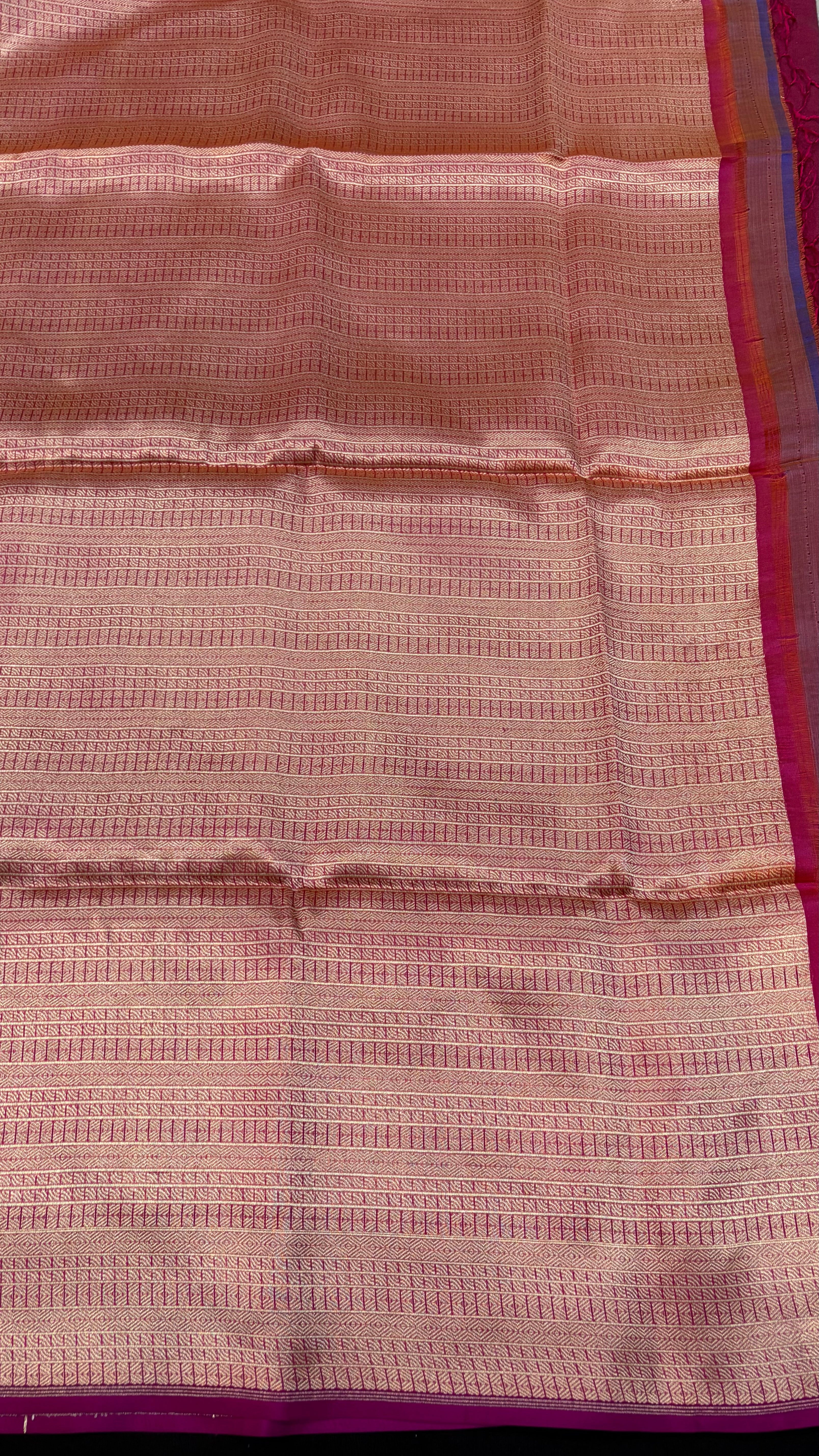 Banarasi Kora Silk Saree In Jamdani design