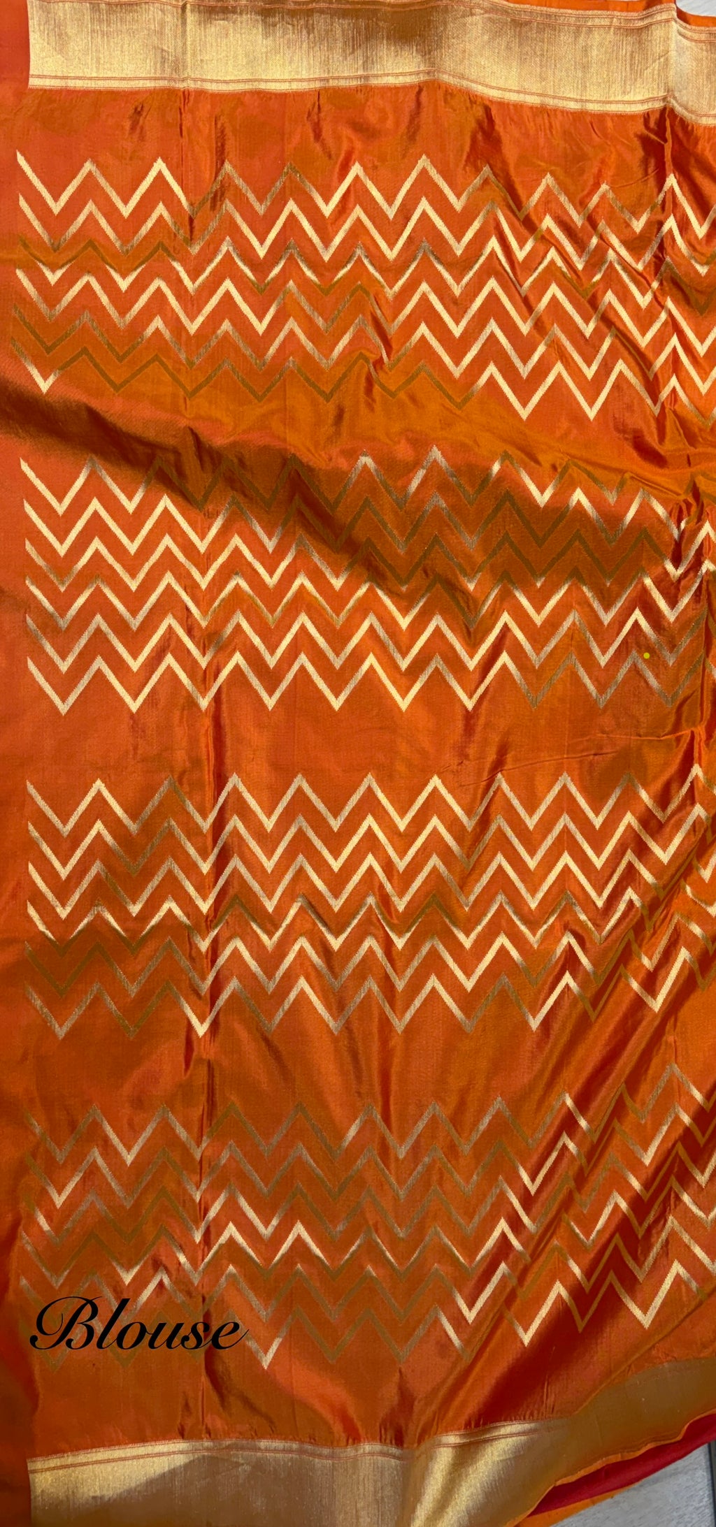 Red Banarasi Handwoven Pure Silk Saree