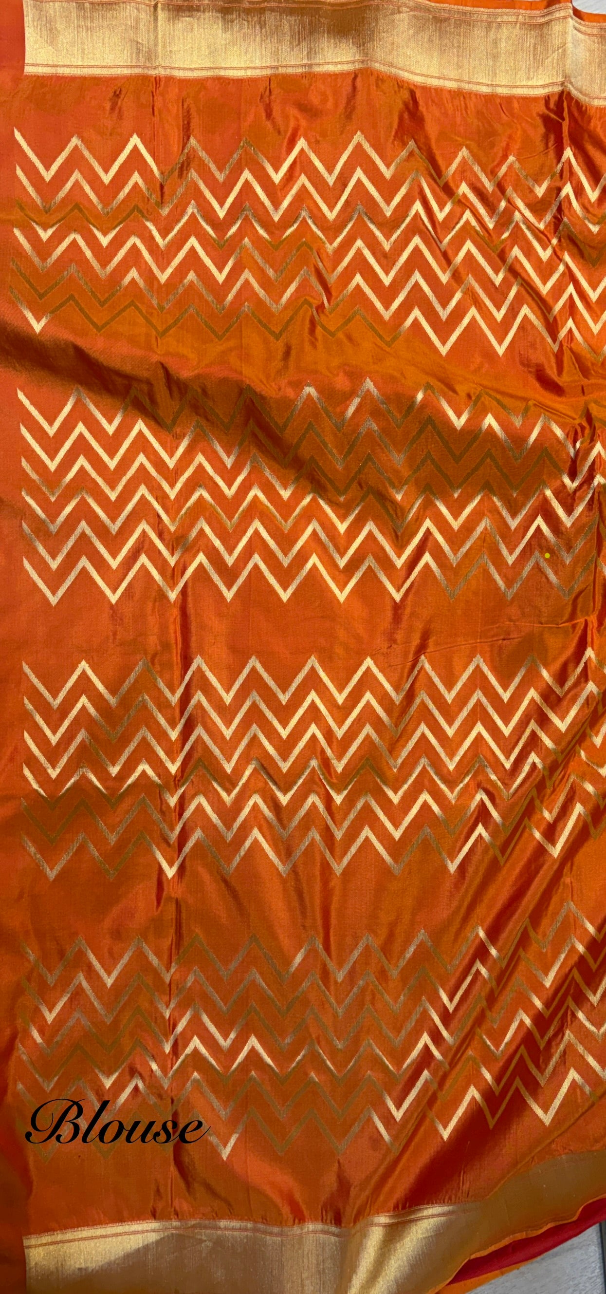 Red Banarasi Handwoven Pure Silk Saree