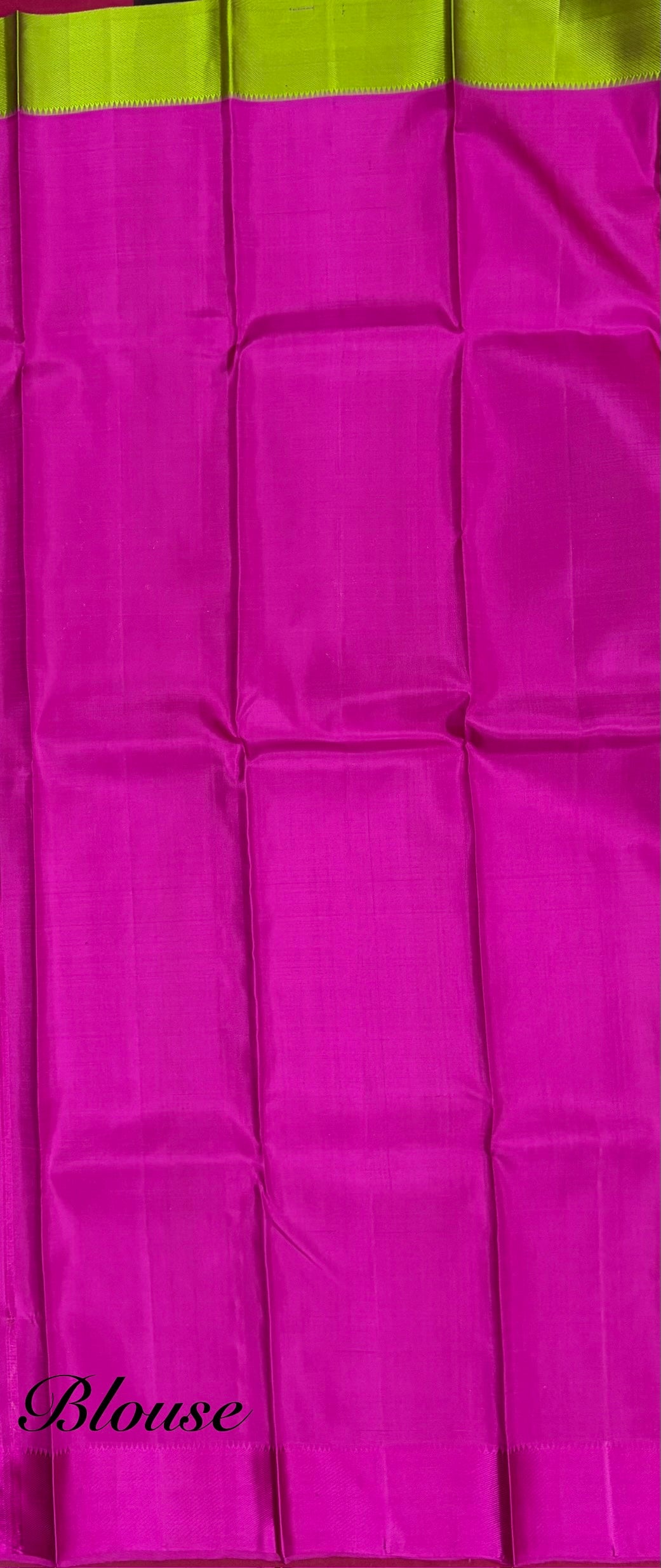 Orange-Rani-Green Kanjeevaram Saree