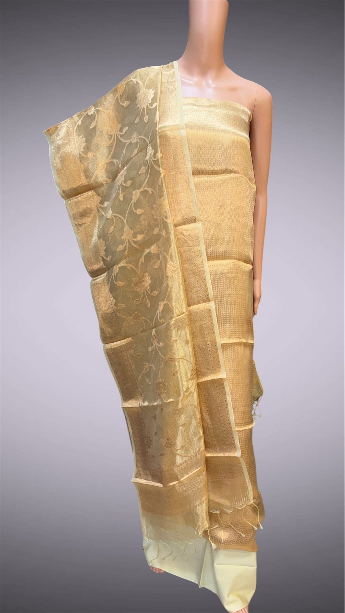 Gold Tissue Dress