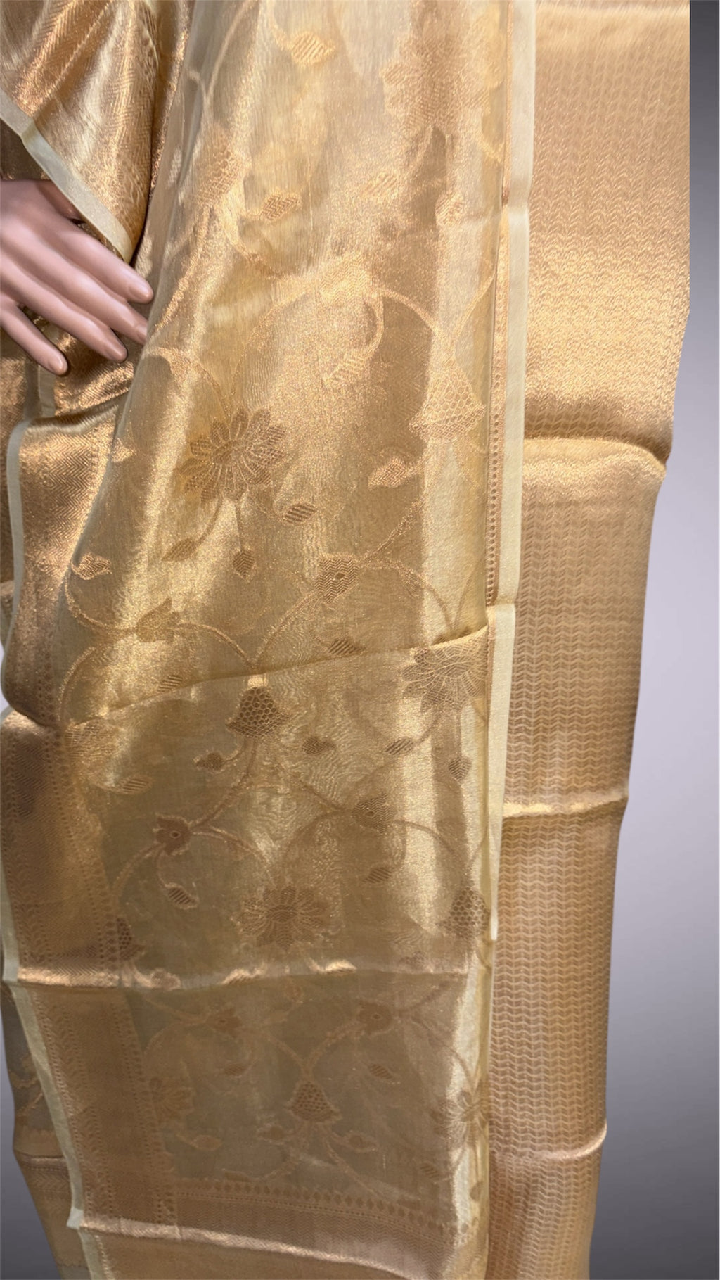 Gold Tissue Dress